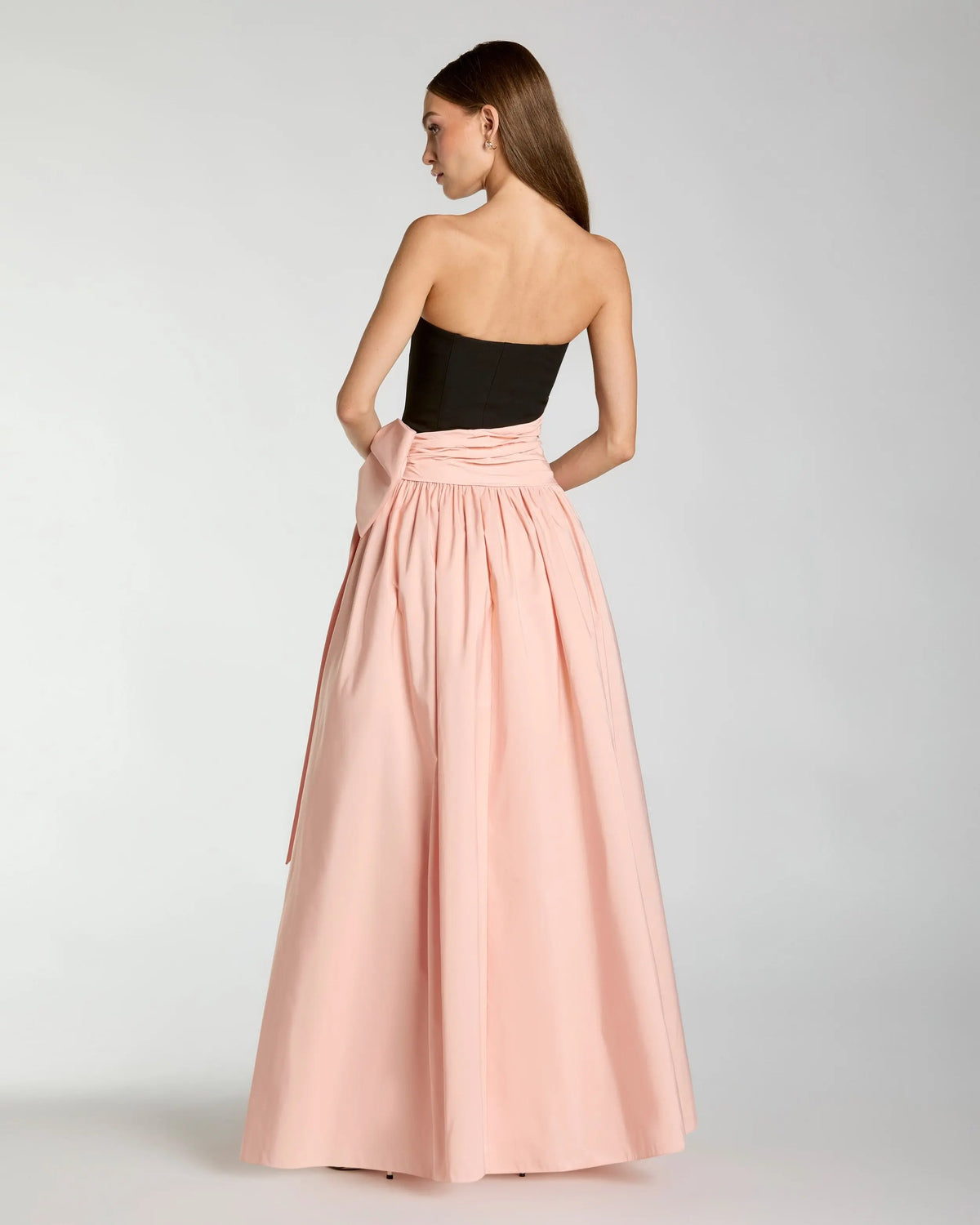 Formal Dresses A Line Long Evening Formal Dress Black Blush