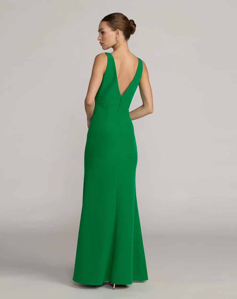 Formal Dresses Formal Mermaid Dress - Long Prom - Mac Duggal 2371 Sage-Crepe-2371-Mermaid