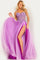 Prom Dresses High Slit Long Prom Formal Dress Lilac