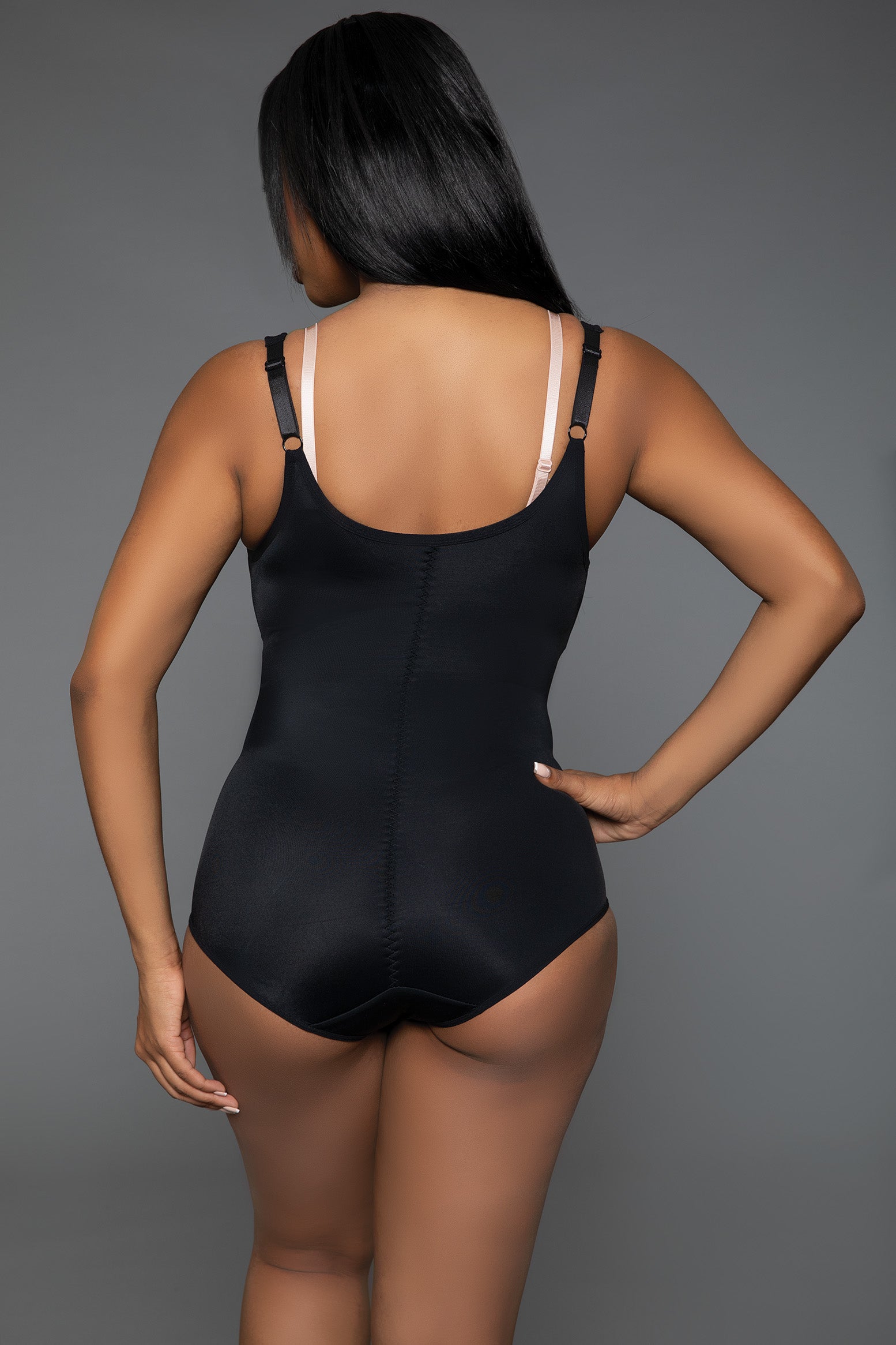 Shapewear 2375 Keep It Tight Bodysuit Shaper Black