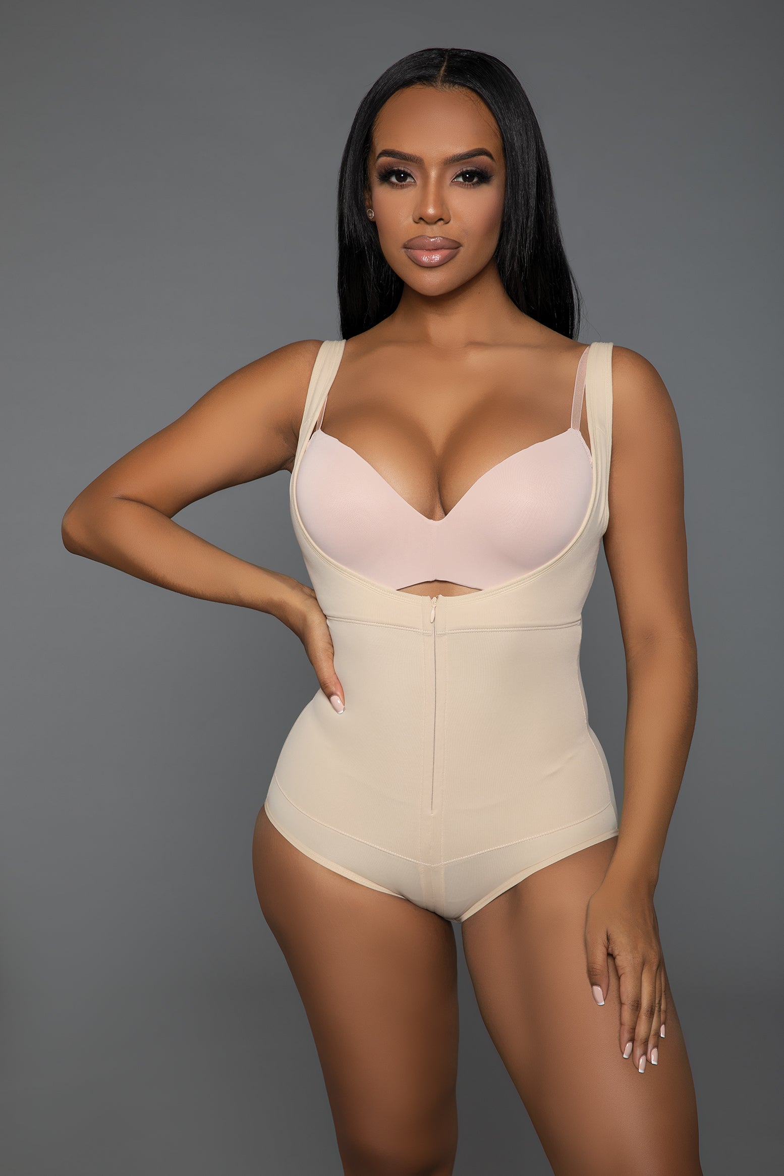 Shapewear 2375 Keep It Tight Bodysuit Shaper Nude