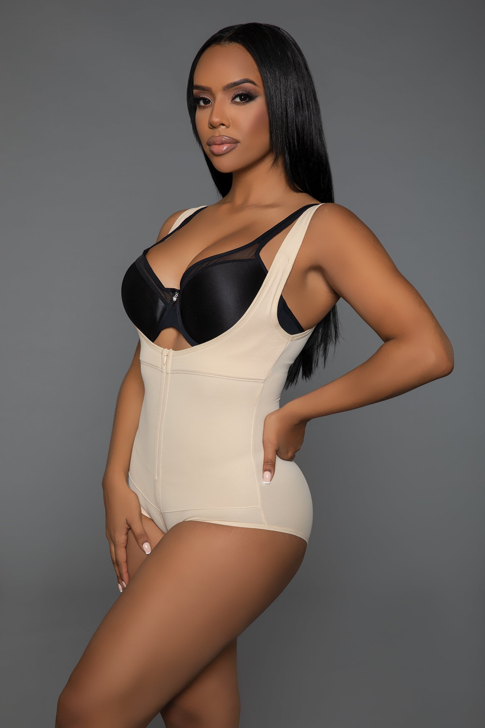 Shapewear 2375 Keep It Tight Bodysuit Shaper Nude