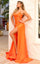 Prom Dresses Long Formal A Line Evening Prom Dress Orange