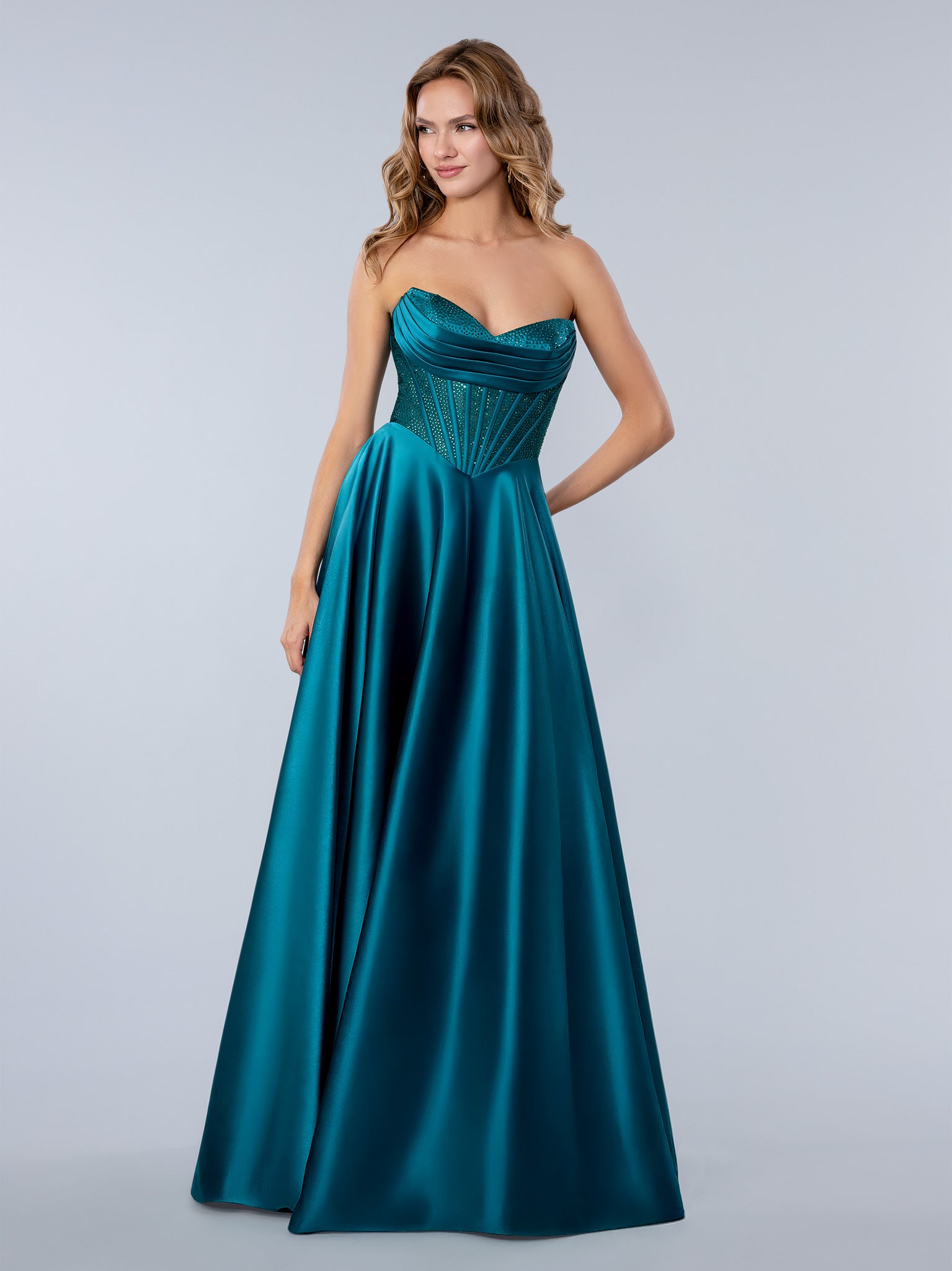 Prom Dresses Long Formal A Line Prom Dress Teal Green