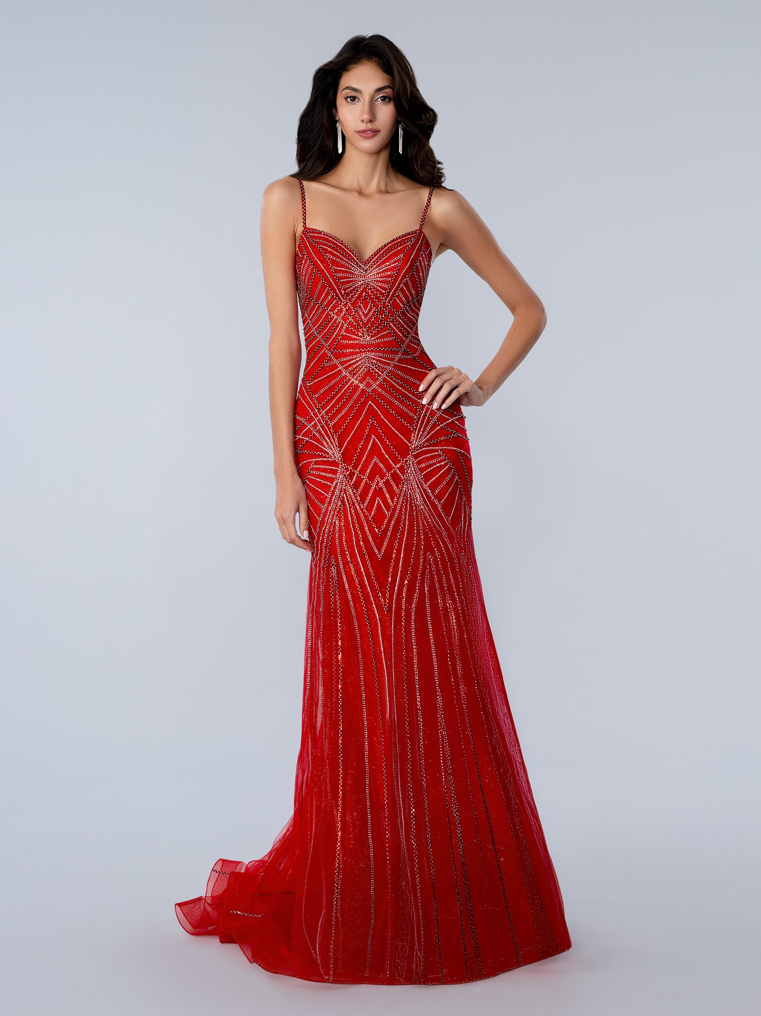 Stella Couture 26128 Sequin Long Formal Evening Prom Dress - Black / 12 Stella Couture 26128 Sequin Long Formal Evening Prom Dress - Black / 12