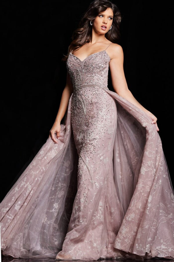 Jovani 24001 Long Evening Beaded Formal Dress