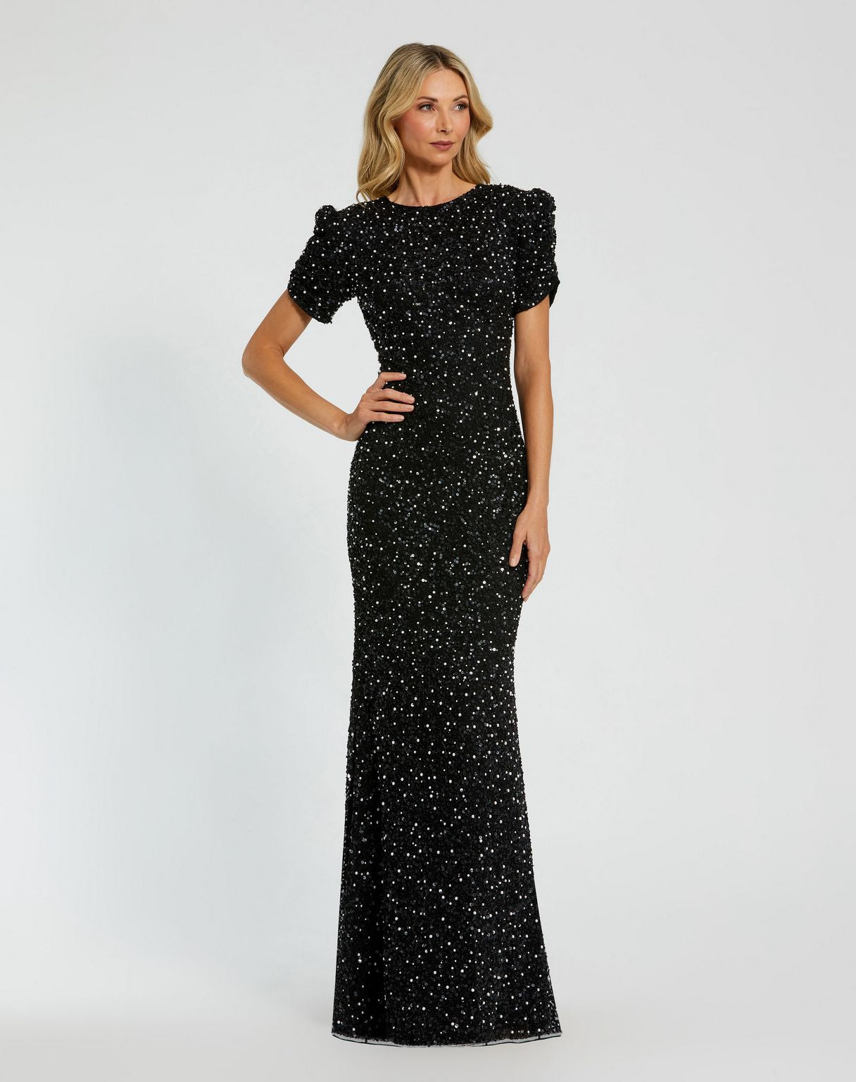 Mac Duggal 24003 Long Sequin Formal Evening Gown