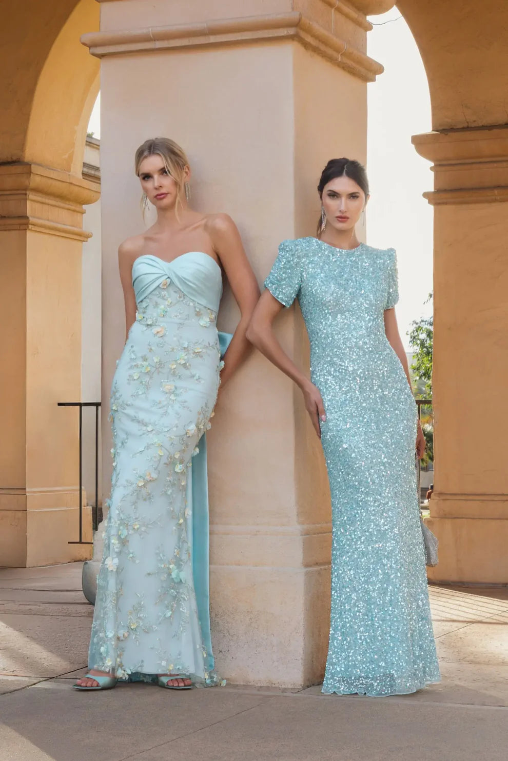 Formal Dresses Long Sequin Formal Evening Gown Powder Blue