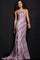 Prom Dresses Long Sequin Pattern Formal Mermaid Prom Dress Pink Silver