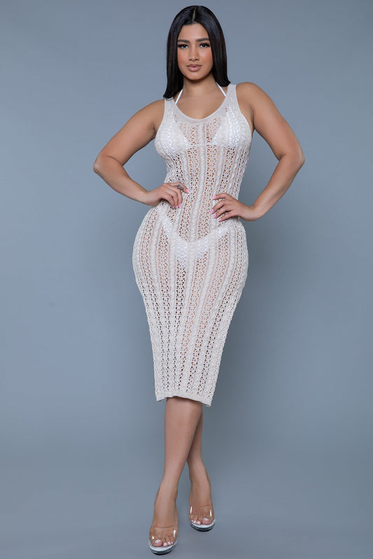 Swimwear 2406 Delilah Dress Cream/Nude