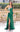 Prom Dresses Beaded Prom Long Formal Slit Fitted Dress Hunter