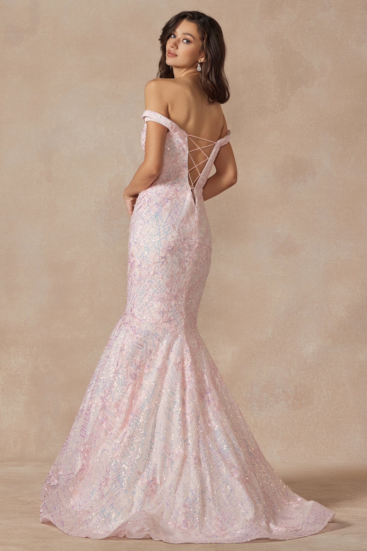 Juliet 2412 Long Formal Mermaid Prom Dress