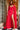 Prom Dresses Beaded Long Formal Slit Prom Dress Red