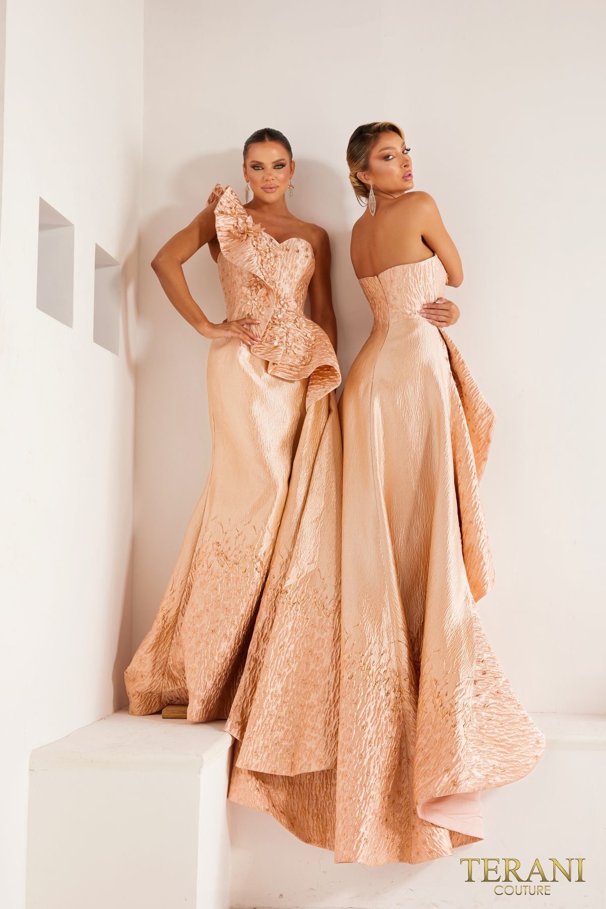 Terani Couture 241E2486 A Line Long Formal Evening Dress