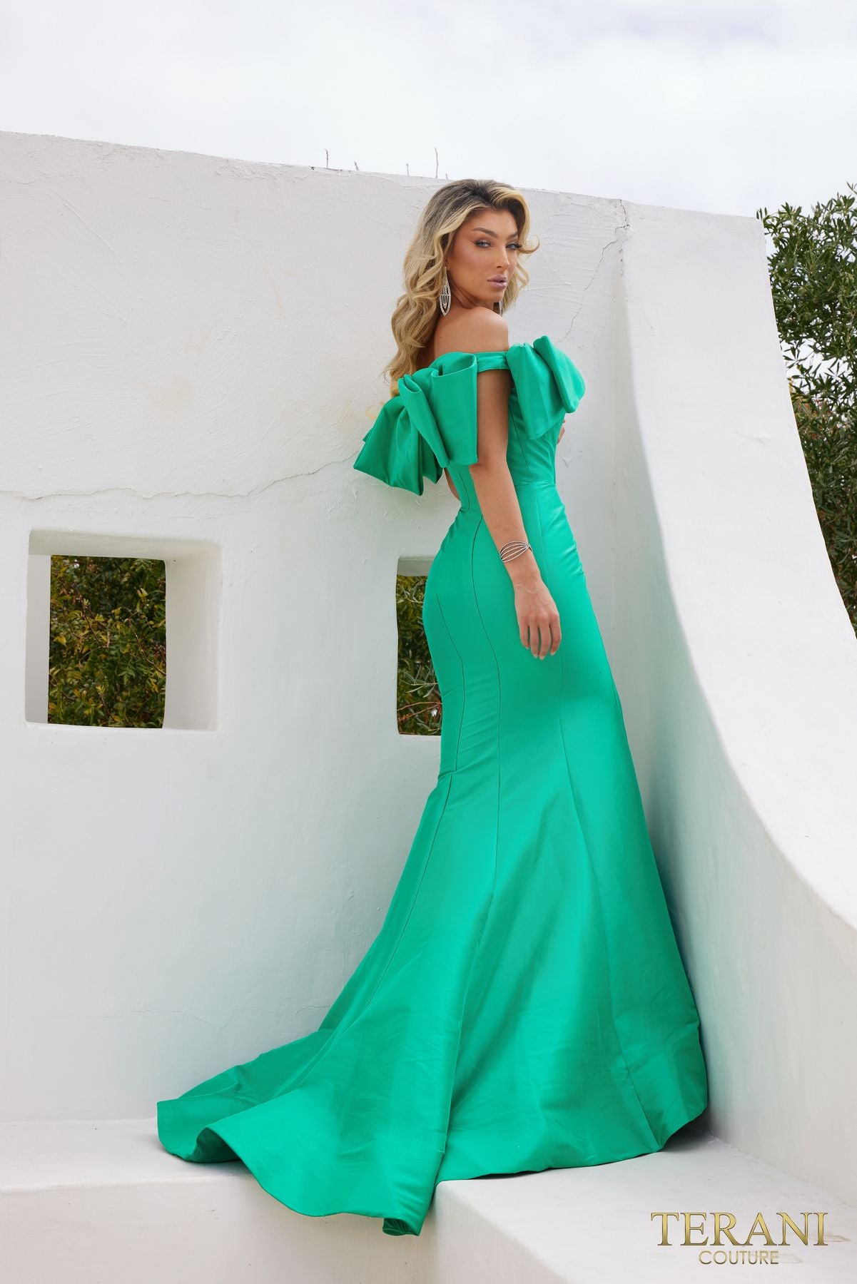 Terani Couture 241E2407 Long Trumpet Evening Dress
