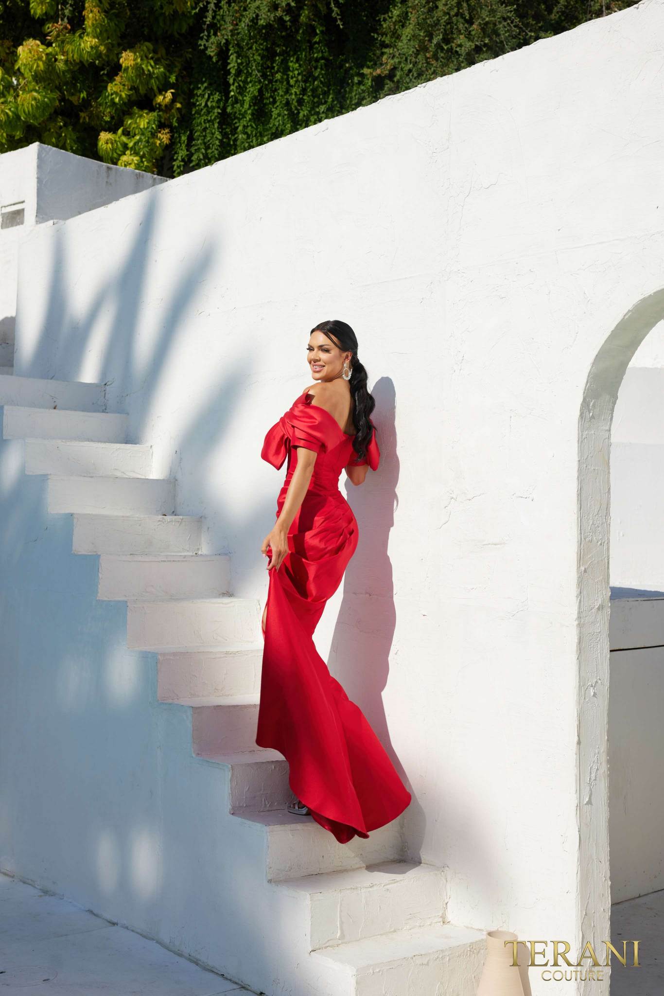 Formal Dresses  Fitted Long Formal Evening Dress Red
