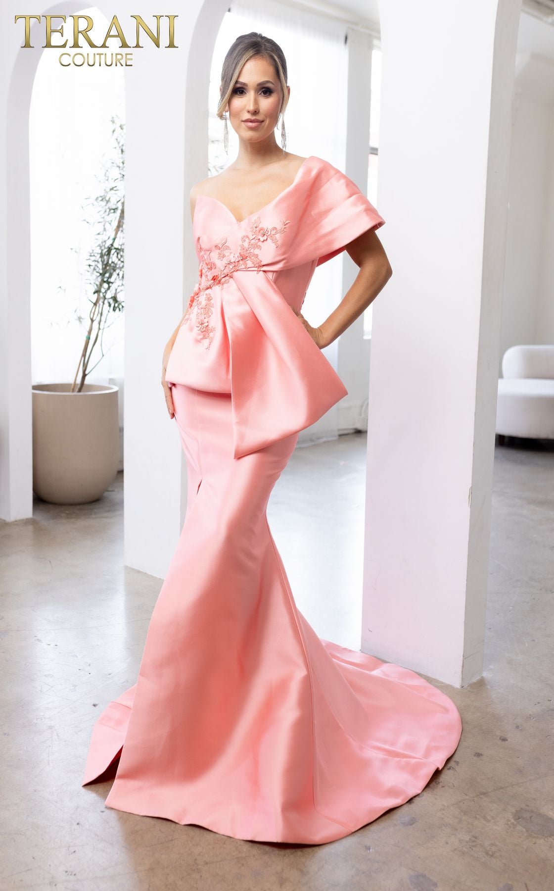 Terani Couture 241E2468 Formal Trumpet Long Evening Dress