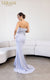 Formal Dresses Long Fitted Formal Evening Dress Silver