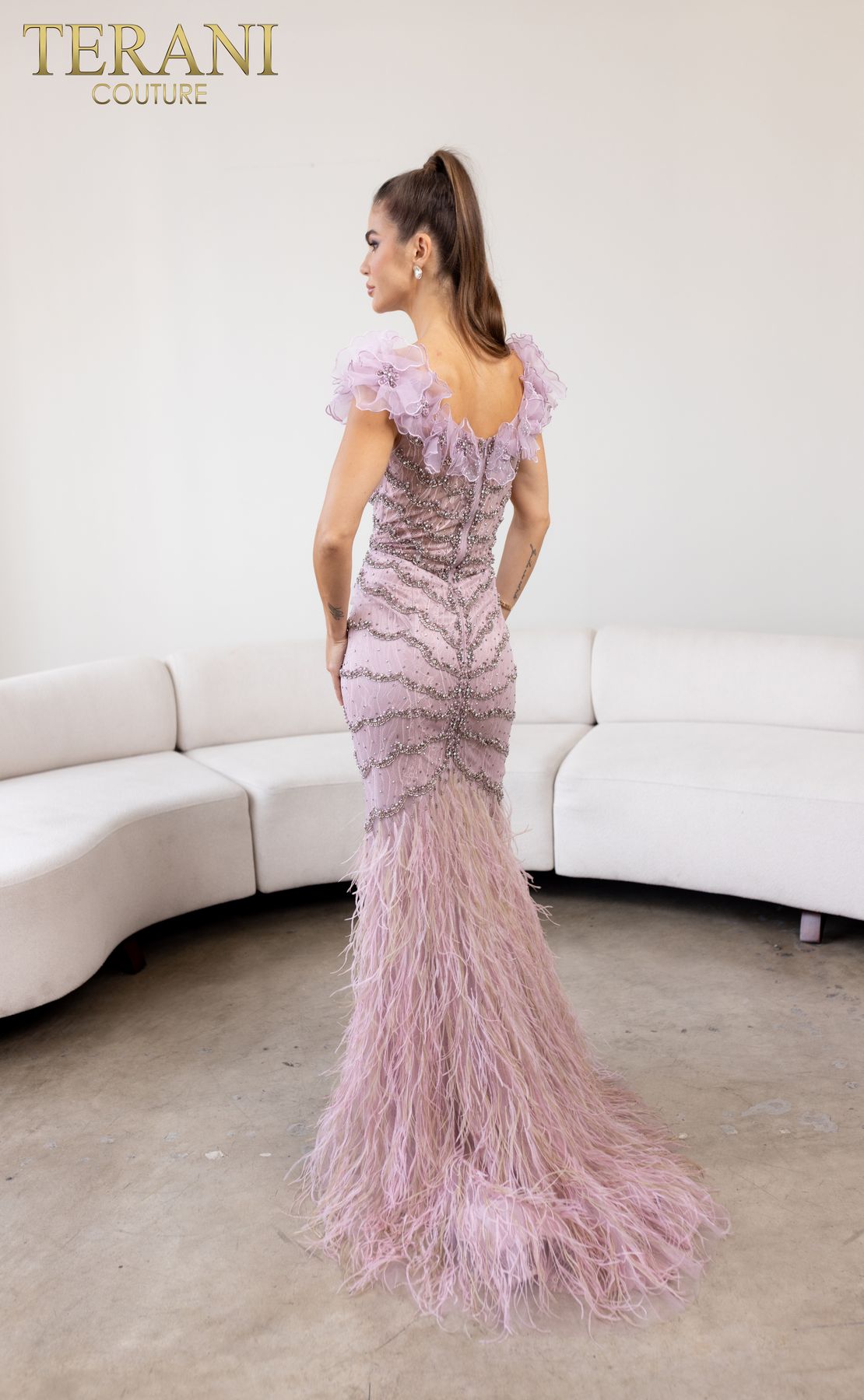 Terani Couture 241GL2630 Formal Evening Long Dress