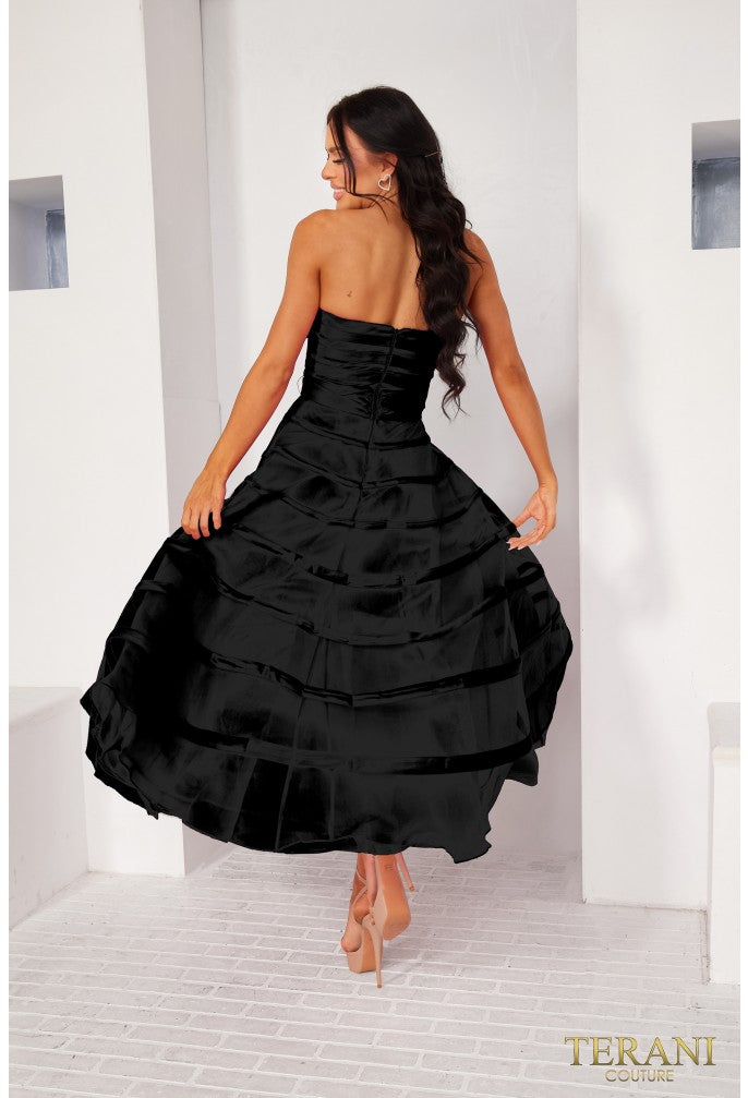 Terani Couture 241P2044 A Line Prom Gown