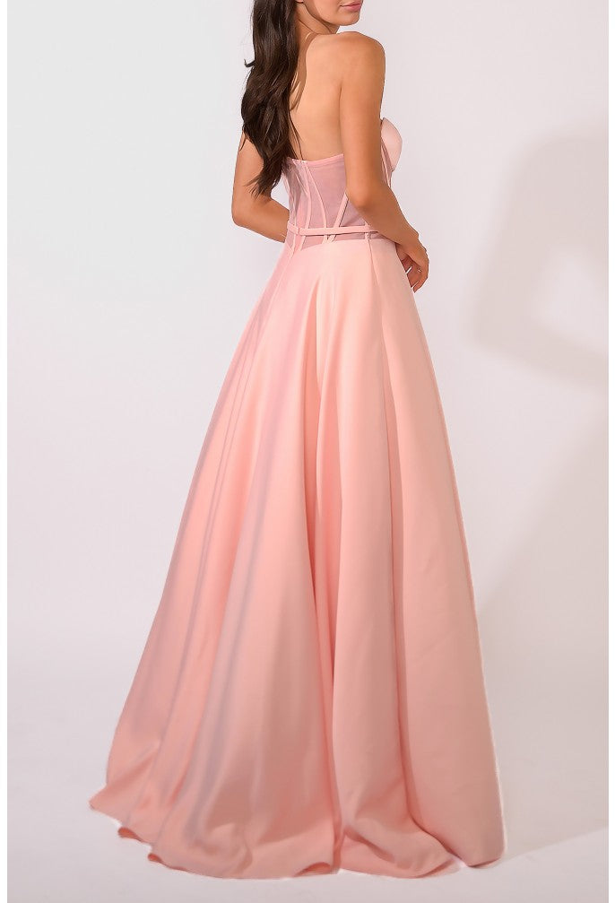 Terani Couture 241P2046 Long A Line Prom Gown