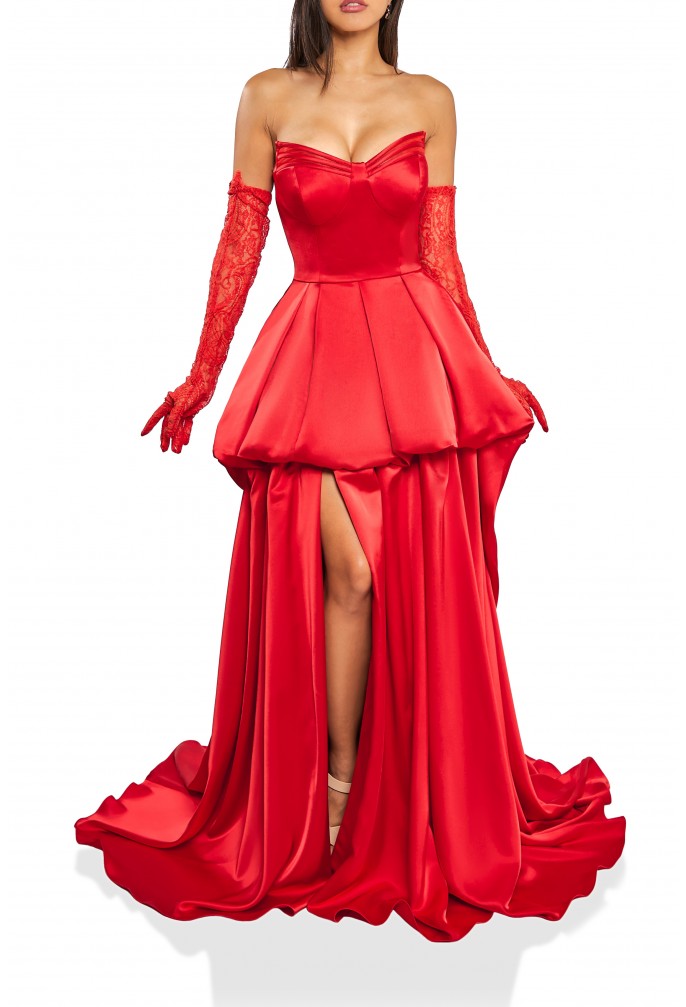 Terani Couture 241P2064 Embroidered Long Prom Ballgown