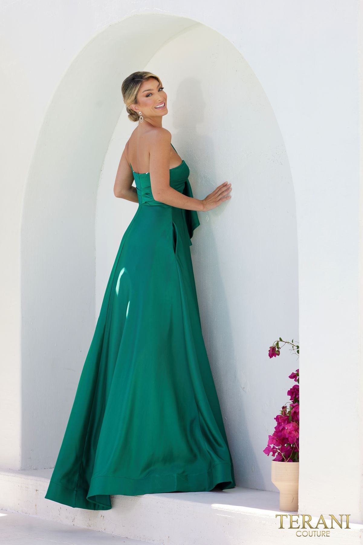 Terani Couture 241P2067 Long A Line Formal Evening Ballgown