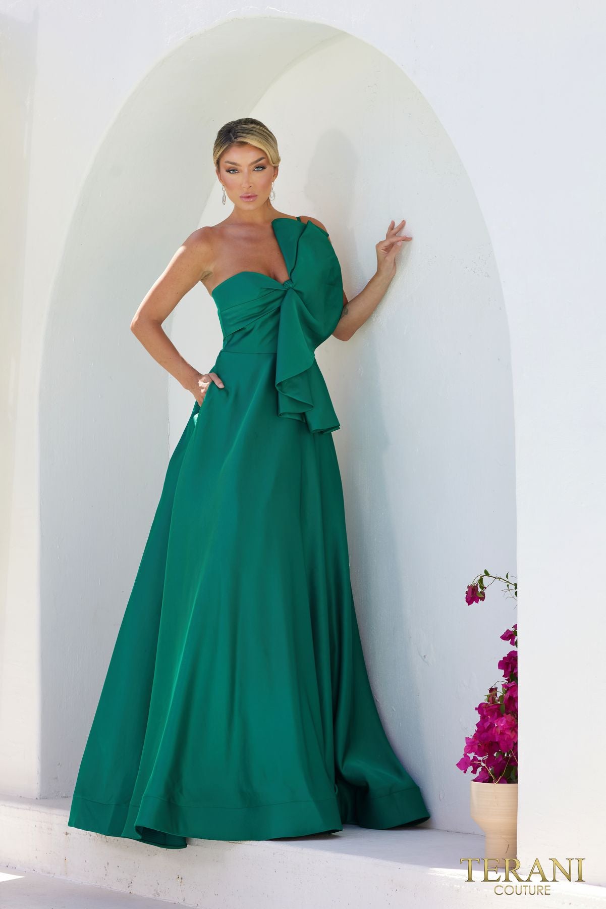 Terani Couture 241P2067 Long A Line Formal Evening Ballgown