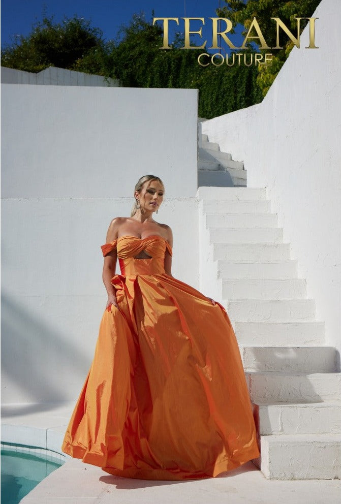 Terani Couture 241P2075 Sparkling Ballgown Prom Dress