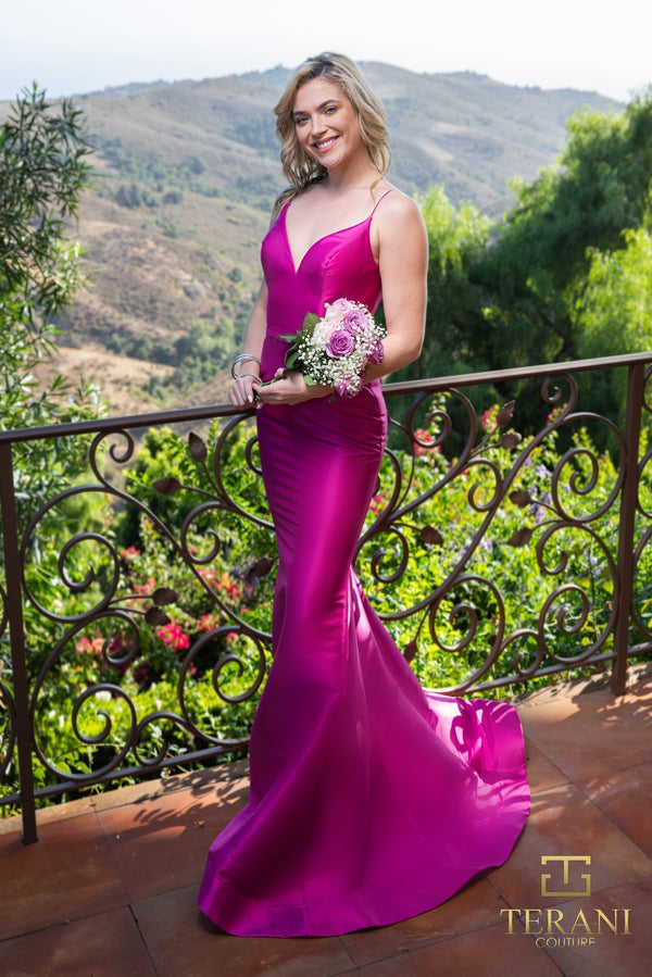 Terani Couture 241P2187 Mermaid Long Formal Evening Prom Dress