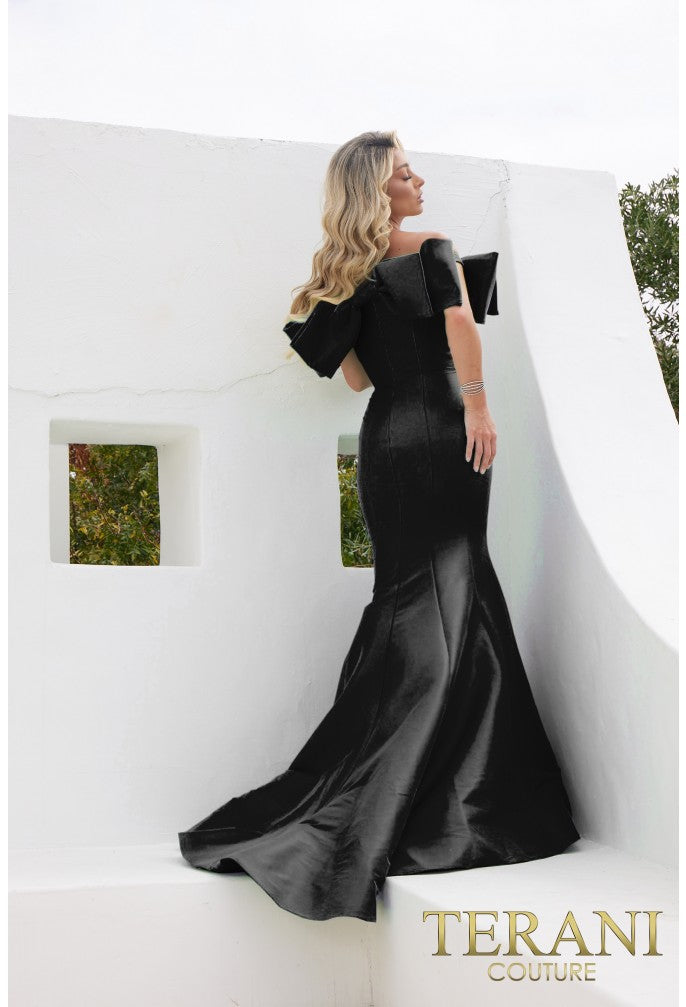 Terani Couture 241E2407 Long Trumpet Evening Dress