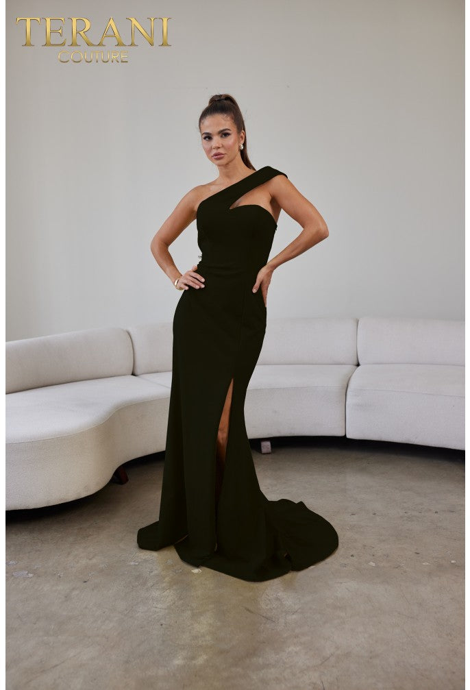 Formal Dresses Asymmetrical Long Formal Evening Dress Black
