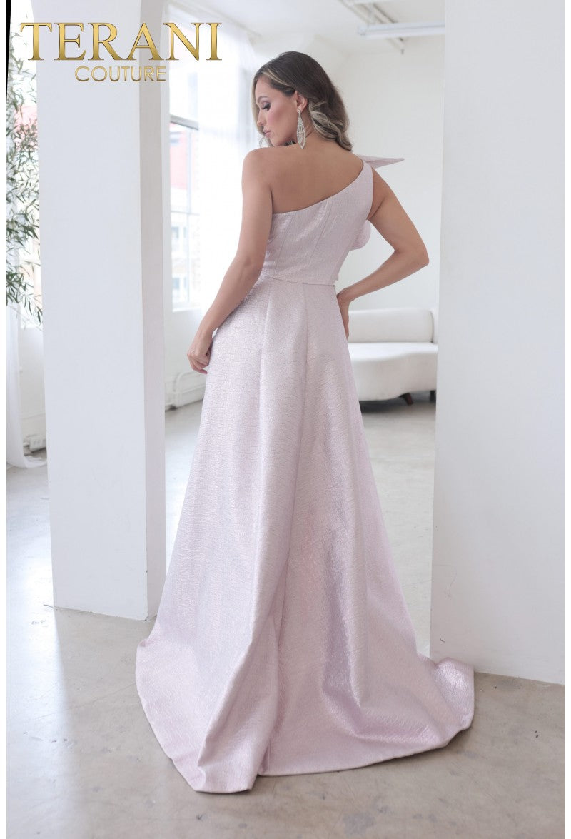 Terani Couture 241E2515 Long Formal Ruffle Evening Gown