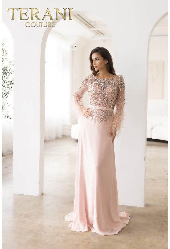 Terani Couture 241M2718 Long Formal Mother of the Bride Dress