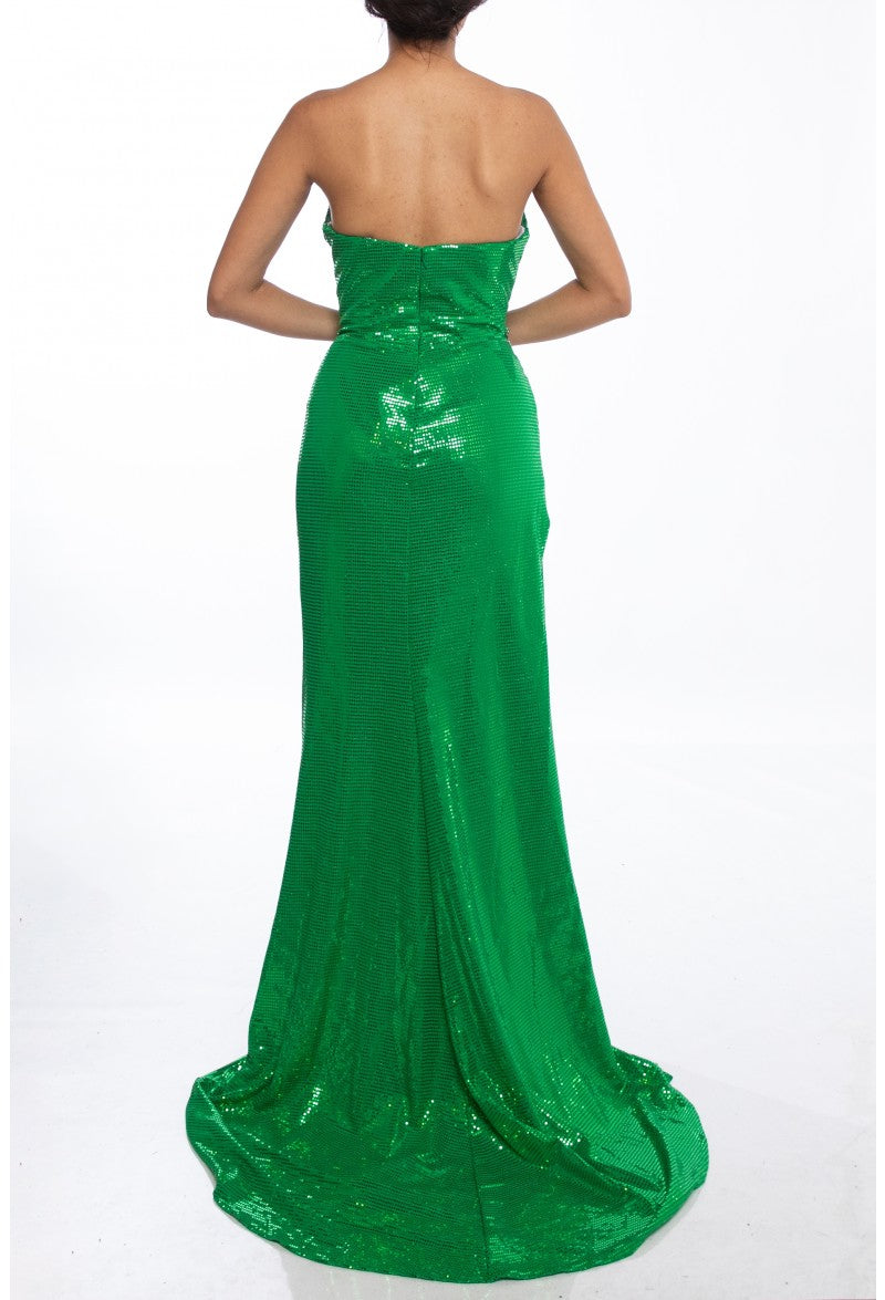 Terani Couture 241P2136 Bodycon Long Sequins Prom Dress