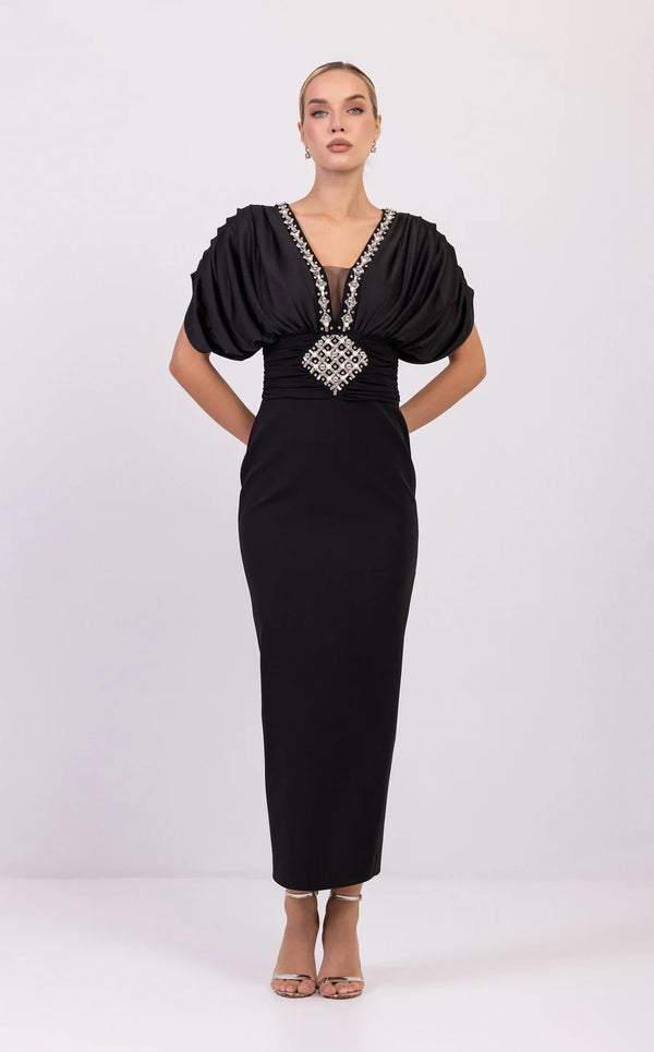 Odrella 24211 Long Formal Fitted Dress