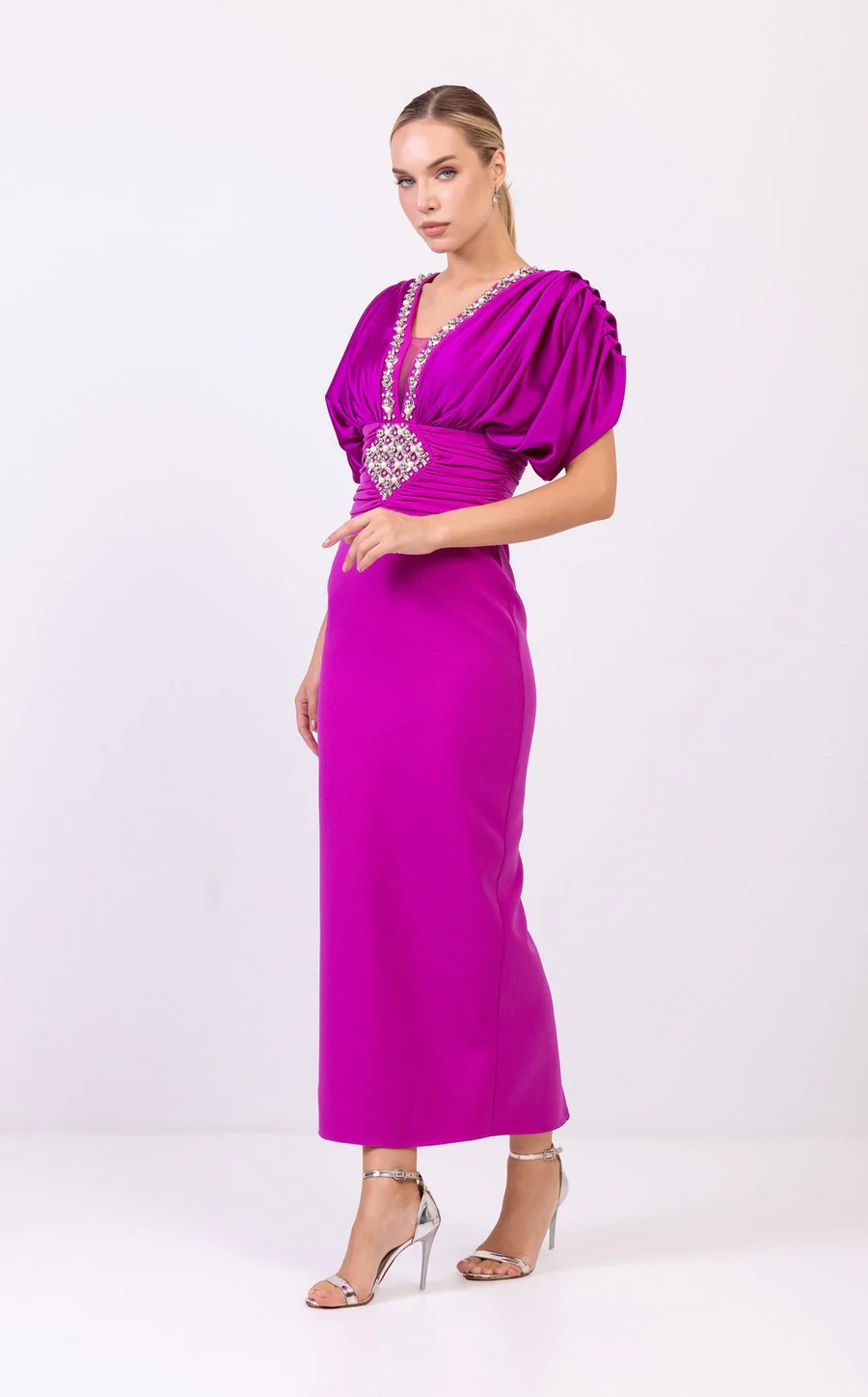 Odrella 24211 Long Formal Fitted Dress