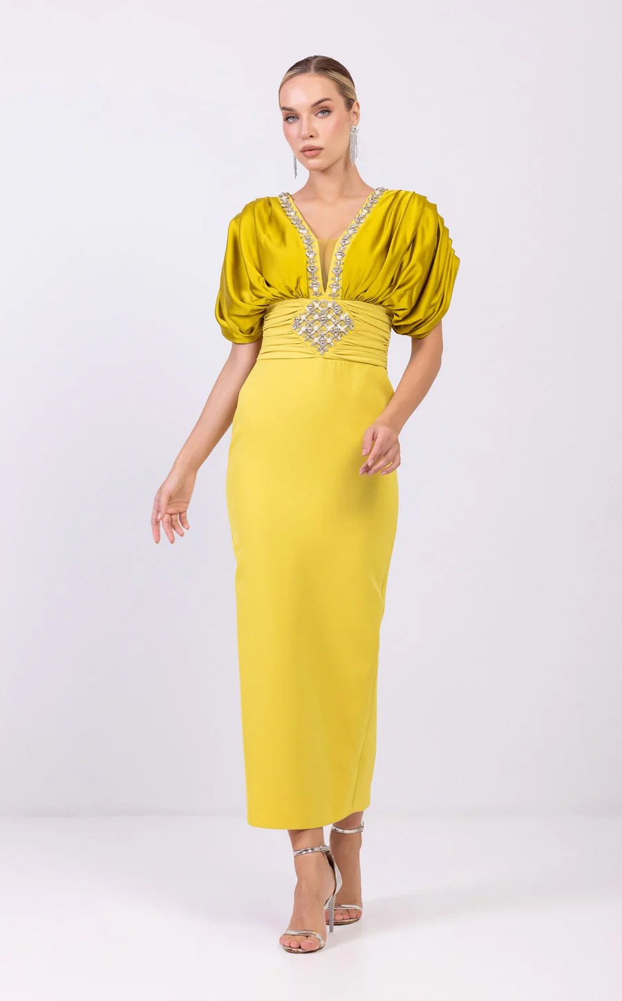 Odrella 24211 Long Formal Fitted Dress