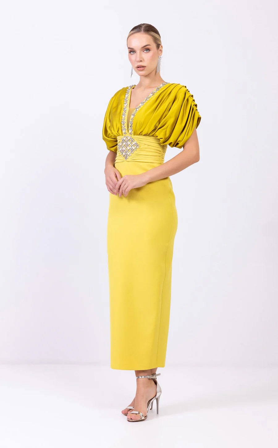 Odrella 24211 Long Formal Fitted Dress
