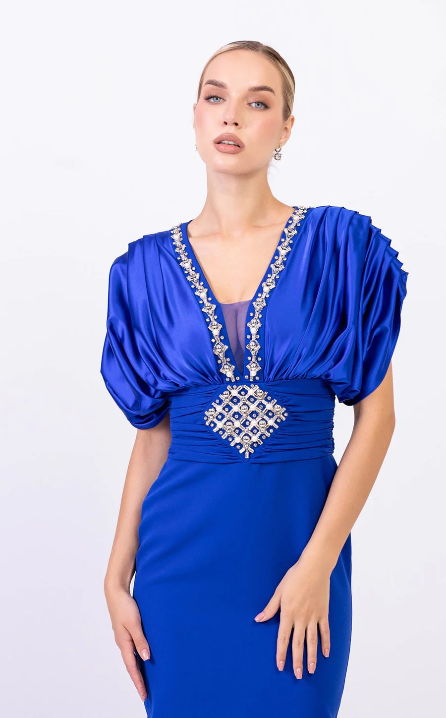 Odrella 24211 Long Formal Fitted Dress