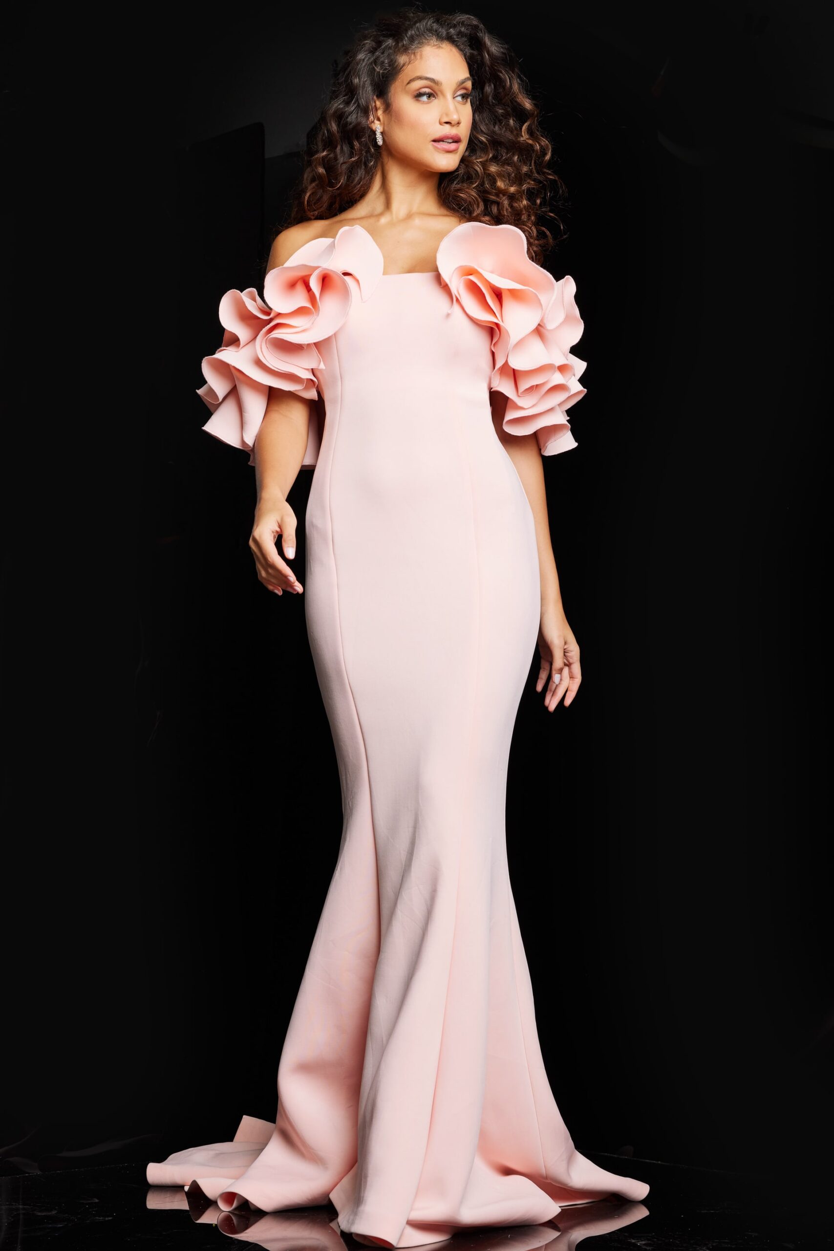 Jovani Evenings Dress 24280 Blush / 2 Jovani Evenings Dress 24280 Blush / 2