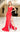 Prom Dresses Long Formal Fringe Slit Prom Dress Red