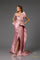 Formal Dresses Long Formal Peplum Evening Dress  Mauve