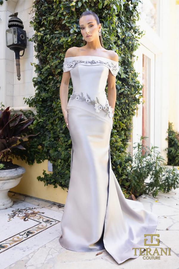 Terani Couture 242M3356 Long Formal Mermaid Fit Dress