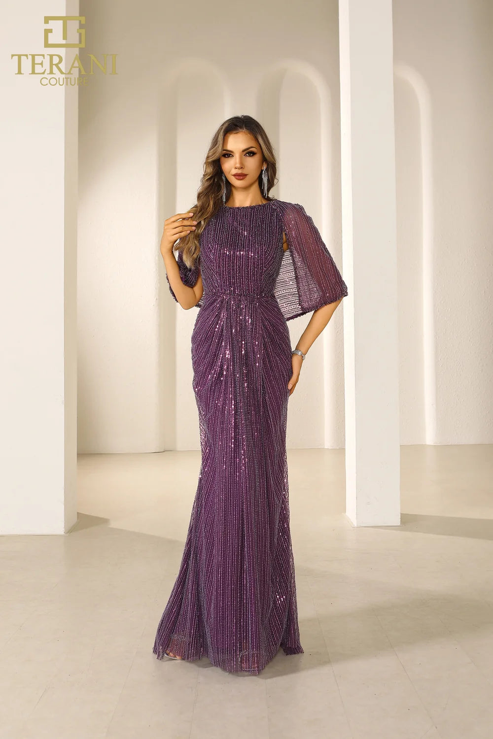 Formal Dresses Long Sequins Formal Dress Eggplant