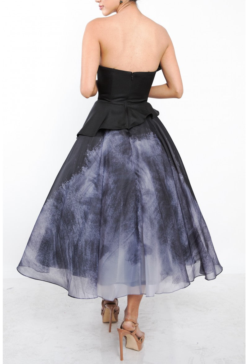 Terani Couture 242C3011 A Line Ombre Formal Prom Dress