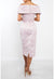 Cocktail Dresses  Fitted Short Cocktail Dress Blush