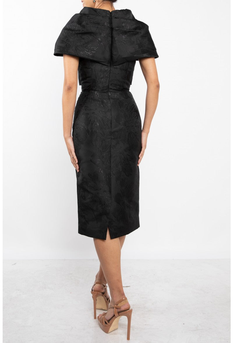 Cocktail Dresses Short Fitted Mother of the Bride Dress Black