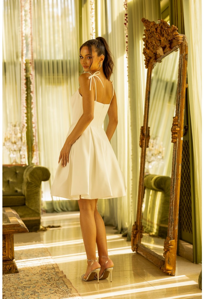Terani Couture 242C3053 Short A Line Pleated Cocktail Homecoming Dress