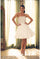 Cocktail Dresses Short Beaded A Line Cocktail Dress Ivory